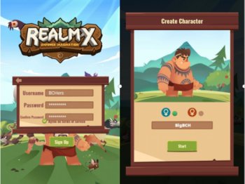 サンドボックスRPG「RealmⅩ」石器世界へ冒険のチュートリアル