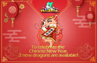 To celebrate the Chinese New Year，2 new dragons are available！