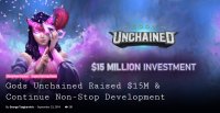 融资1500万美元！TCG区块链游戏《Gods Unchained》开发稳步推进中！