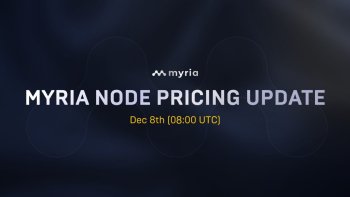 Myria调整节点价格以应对区块链游戏和以太坊二层解决方案的需求增长