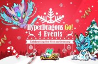经典国产区块链游戏《HyperDragons Go!》周年庆，嗨翻全场！