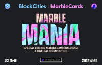 袖珍建筑收集区块链游戏《BlockCities》携手网页收集游戏《MarbleCards》举办创意卡牌生成竞赛！