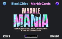 袖珍建筑收集区块链游戏《BlockCities》携手网页收集游戏《MarbleCards》举办创意卡牌生成竞赛!
